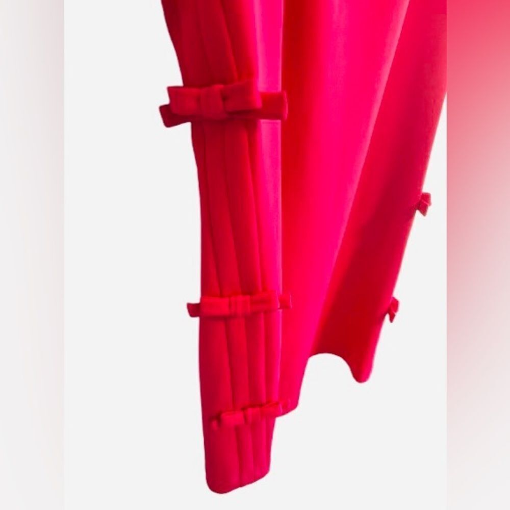 Karl Lagerfeld Pink Sheath Mini Dress Square Neck - Picture 3 of 9